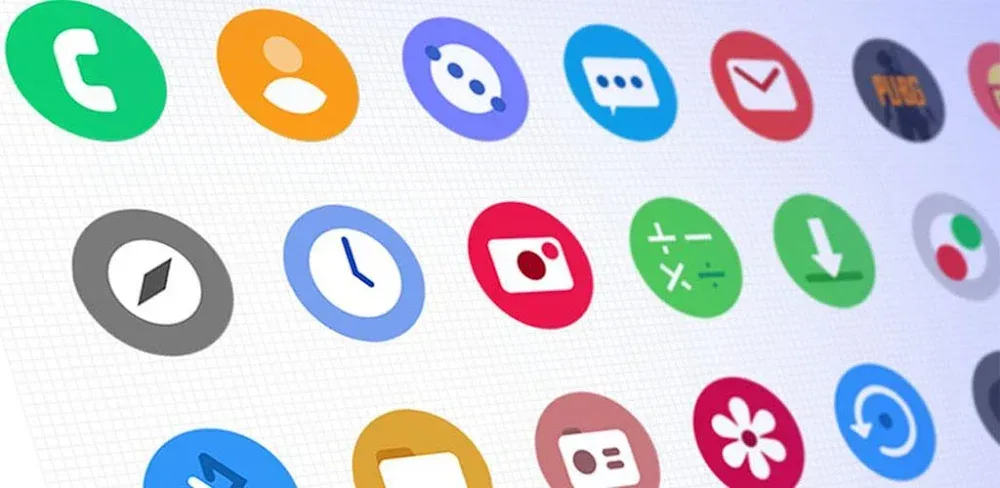 OneUI Circle Icon Pack preview 1