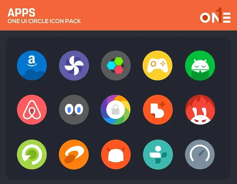 OneUI Circle Icon Pack preview 5