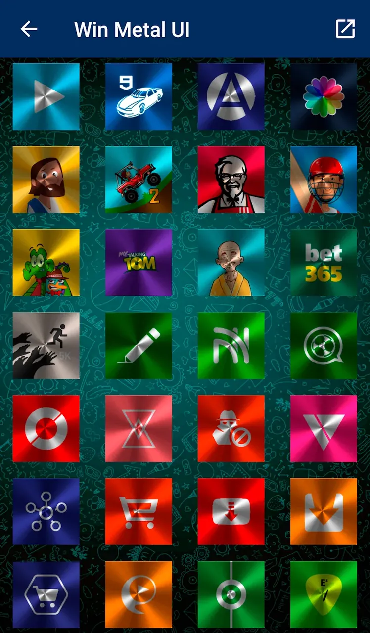 Win Metal - Icon Pack screenshot 6