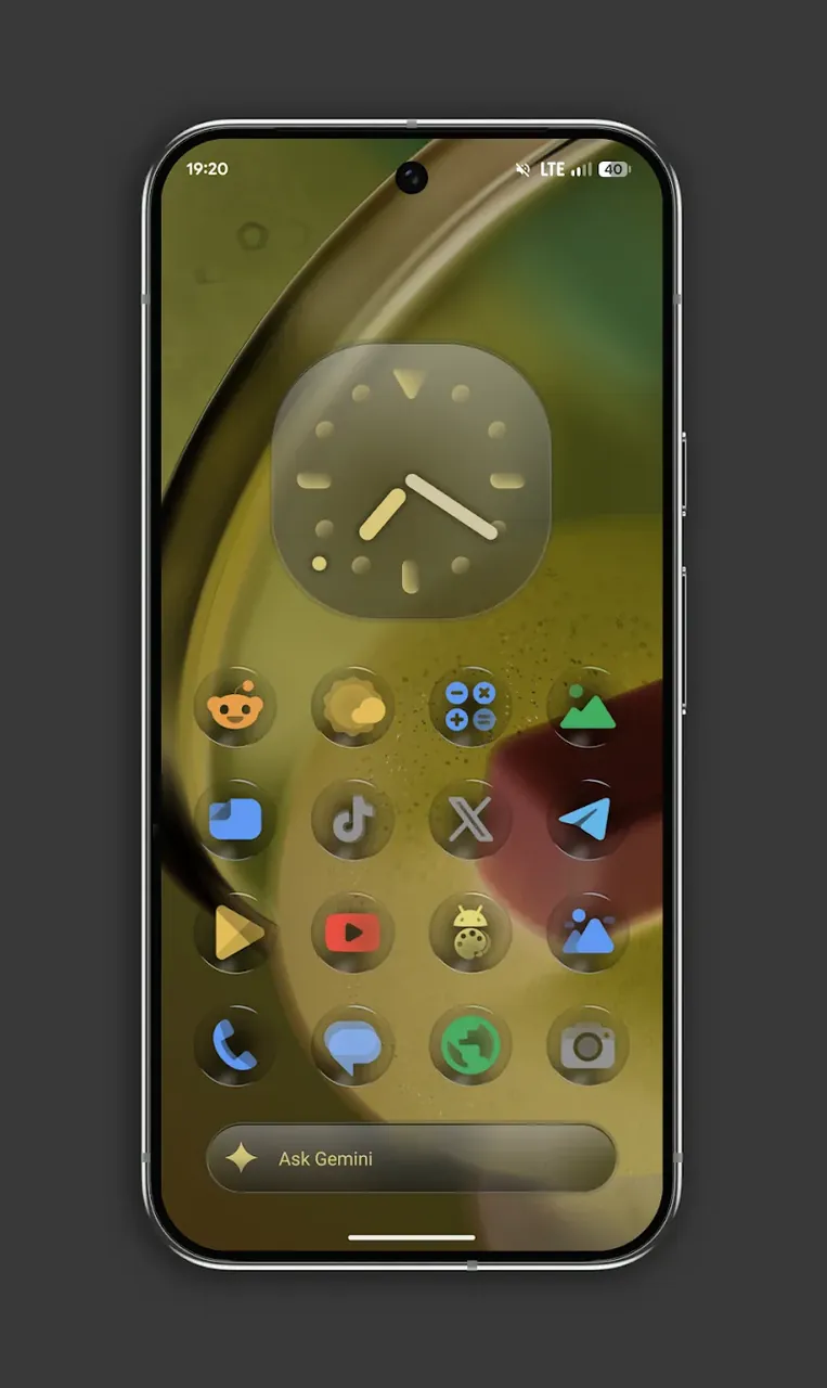 Glassy Colors Icons screenshot 2