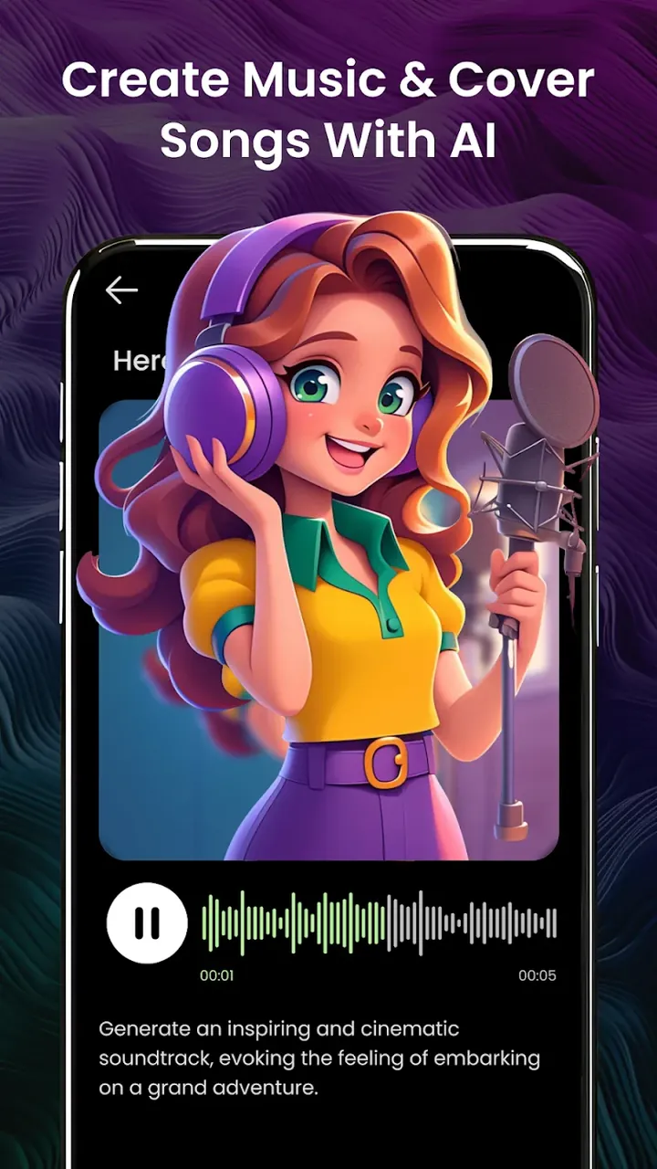 AI Tunes: Music & Cover Maker screenshot 2