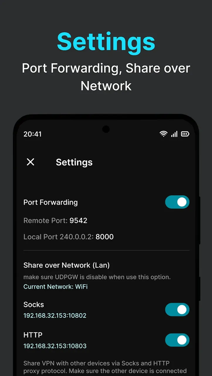 SSH VPN - Client for SSH screenshot 4