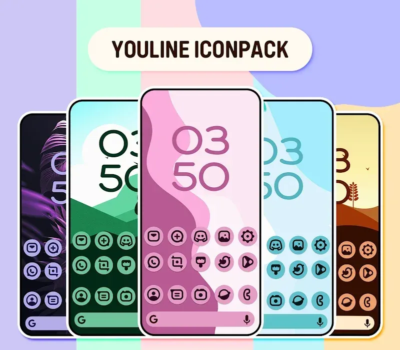 YouLine : Adaptive Iconpack screenshot 2