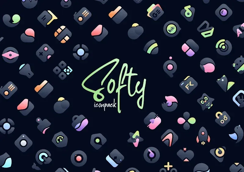 Softy Iconpack screenshot 2
