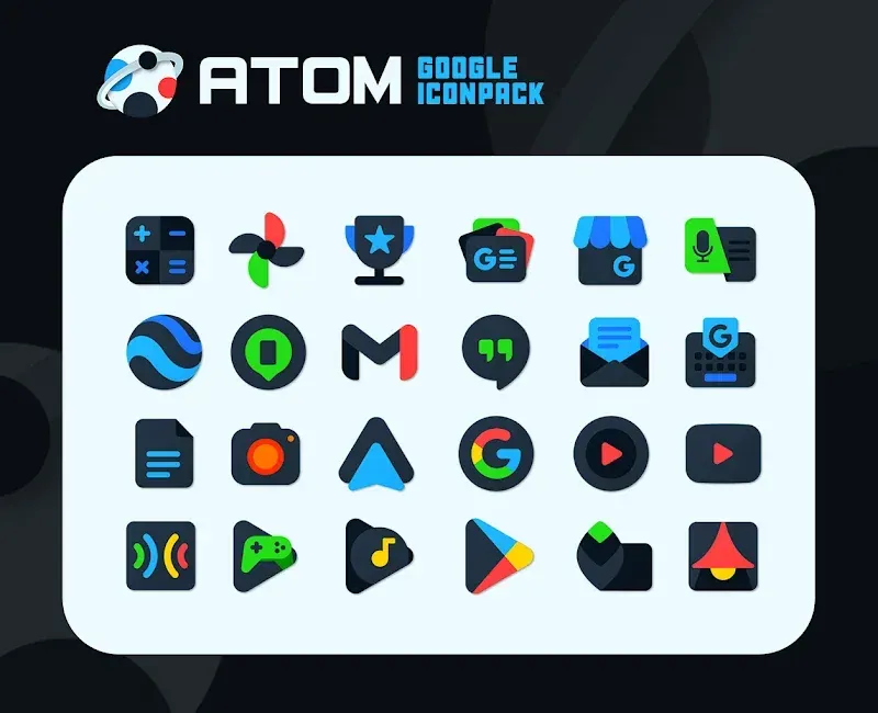 Atom IconPack screenshot 4