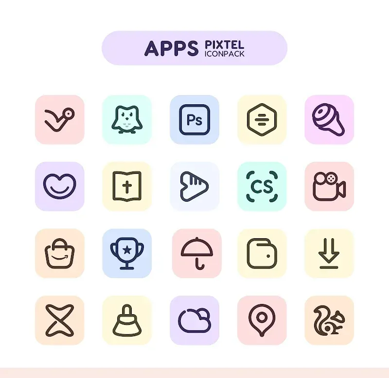 Pixstel IconPack screenshot 5