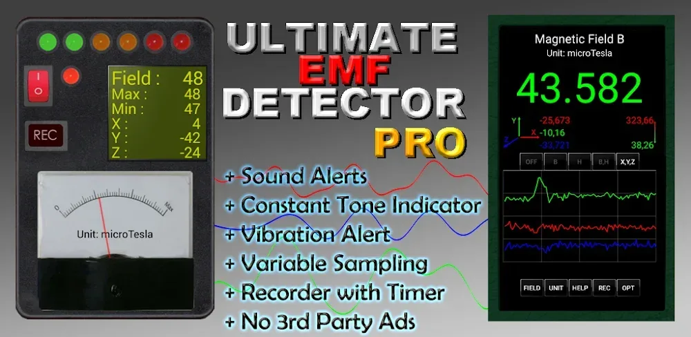 Ultimate EMF Detector Real Pro screenshot 1