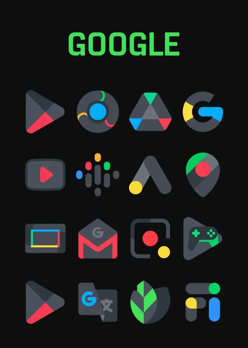 Asphalt - Dark Icon Pack screenshot 2