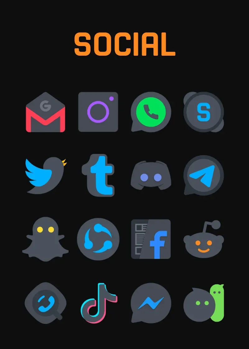 Asphalt - Dark Icon Pack screenshot 6