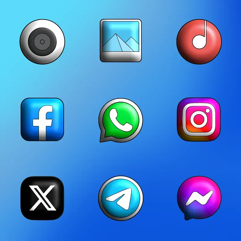 MiOS 3D - Icon Pack screenshot 4