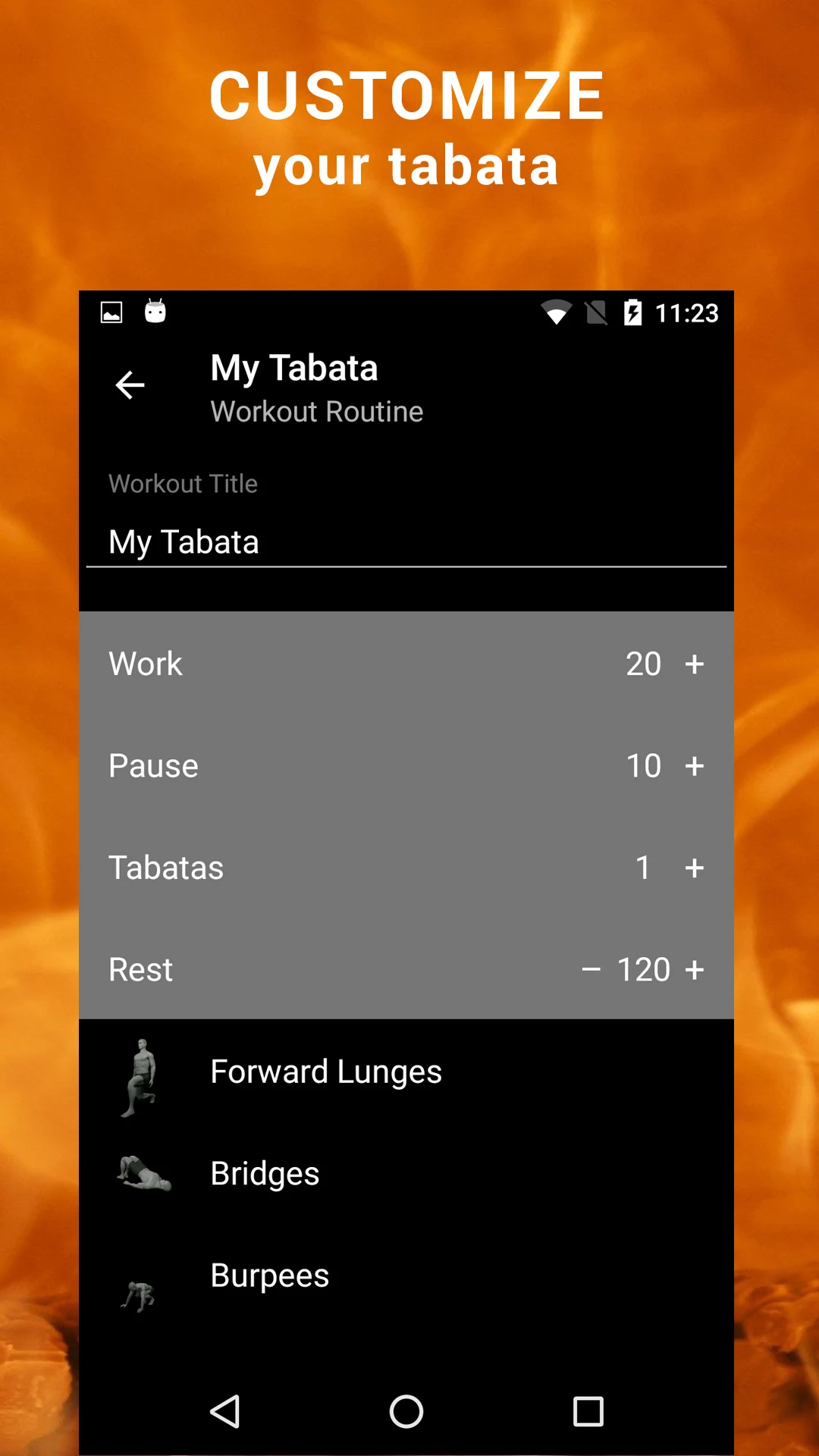 Tabata Training at Home screenshot 3
