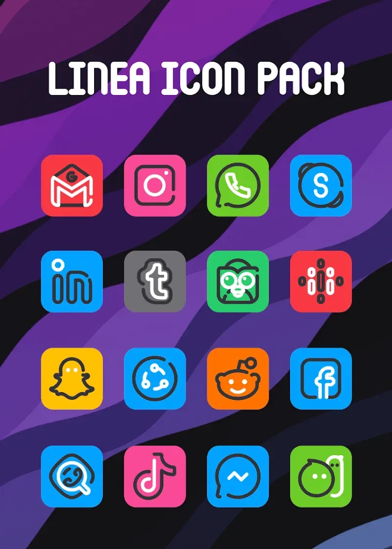 Linea - Icon Pack screenshot 2