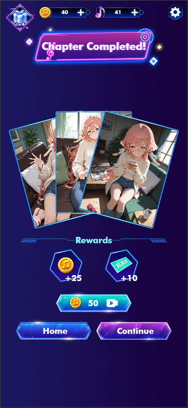 Idol Match: Anime Puzzle screenshot 2