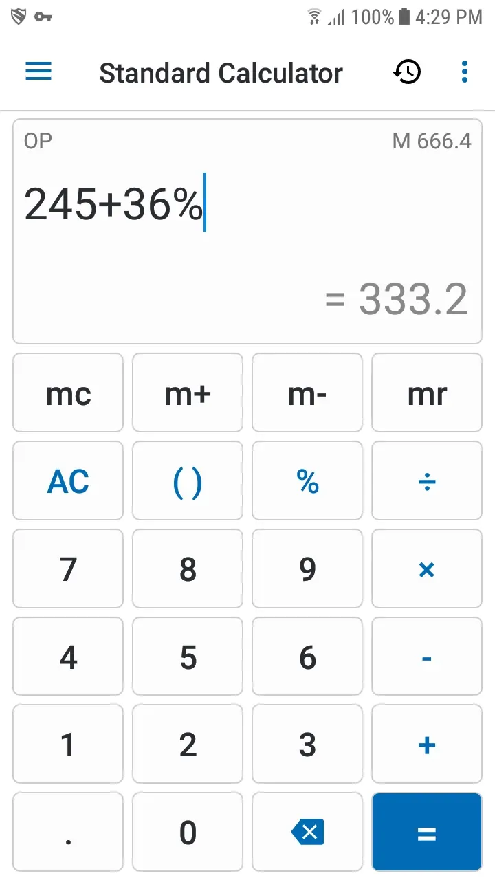 NT Calculator screenshot 2