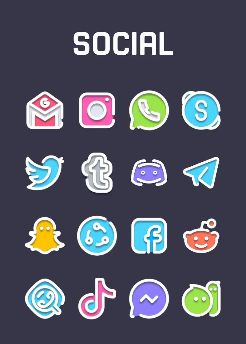 PasteLina - Icon Pack screenshot 6