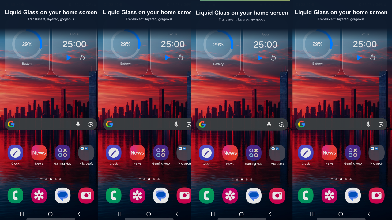 Aura Glass Widgets screenshot 1