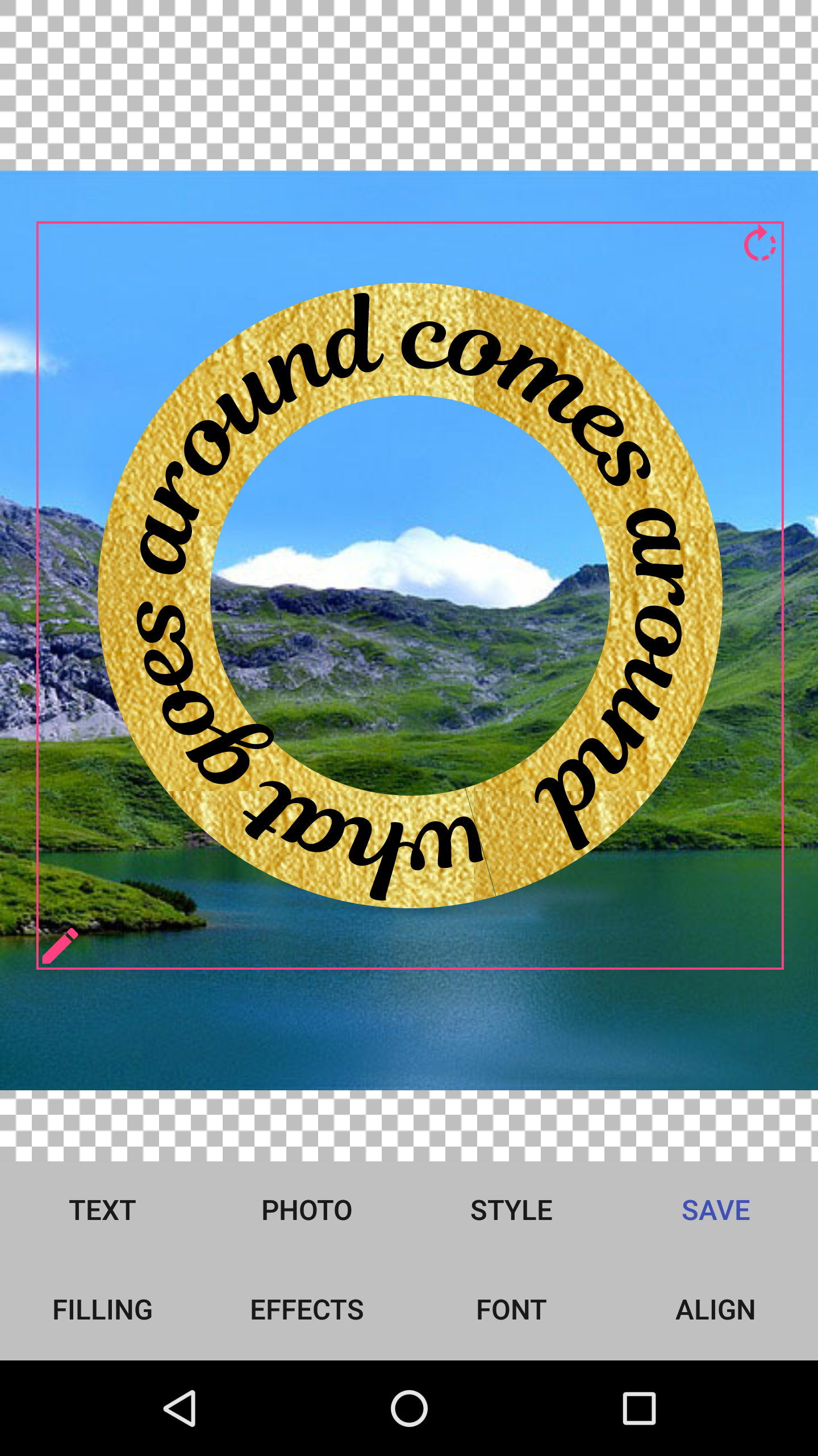 Text on the picture screenshot 4