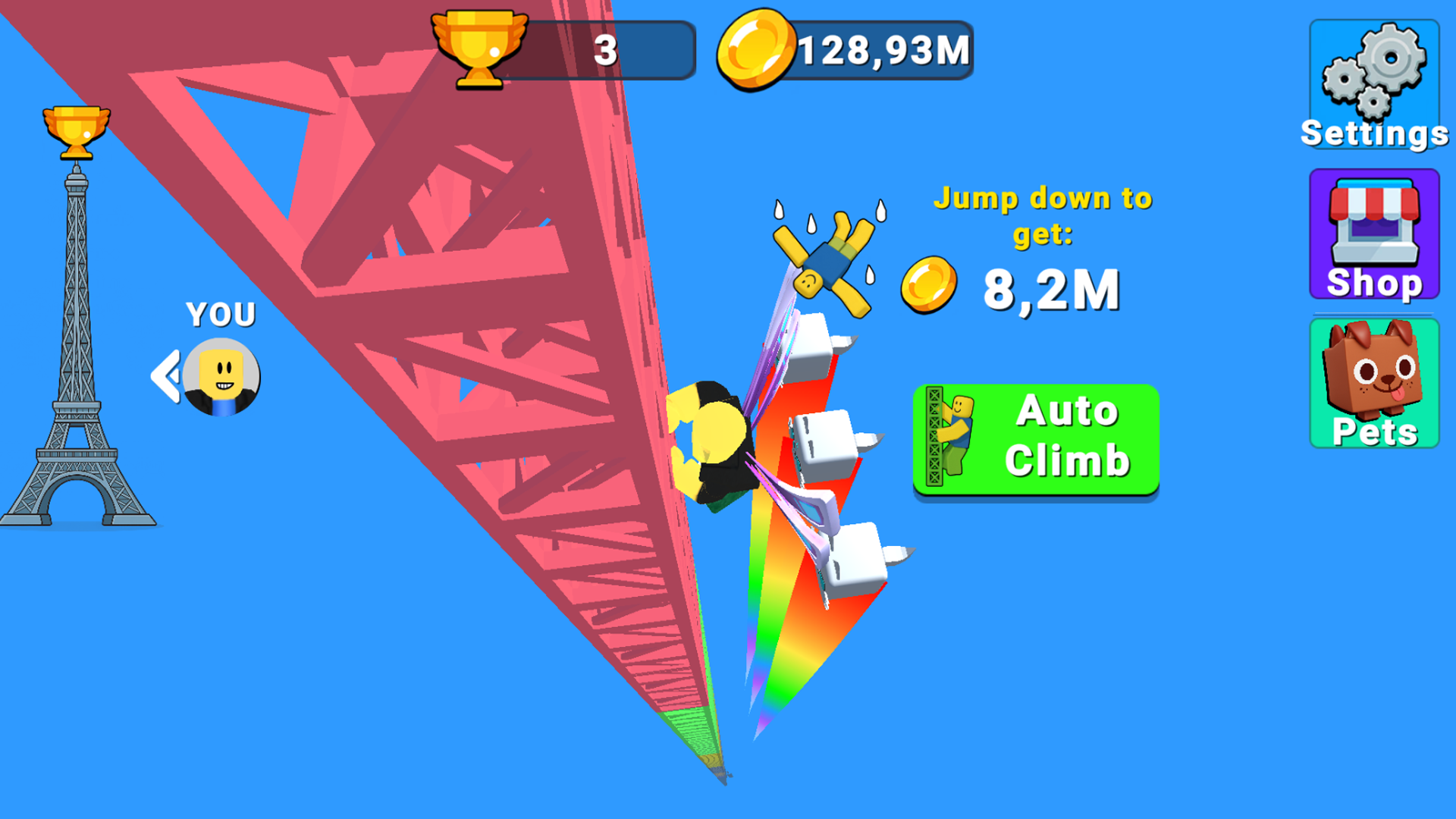 Climb Jump Obby Tower Offline screenshot 2