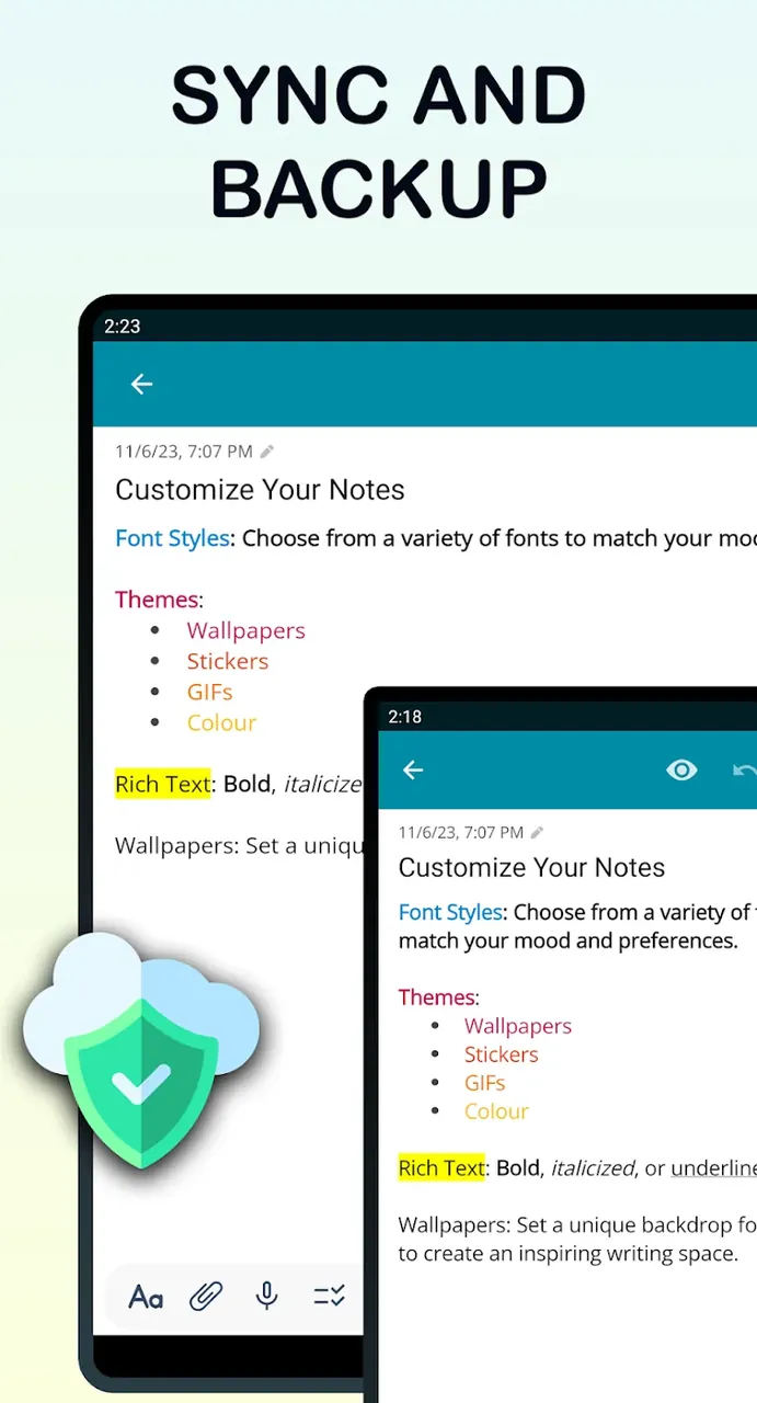 Teka Notes - Notepad screenshot 4