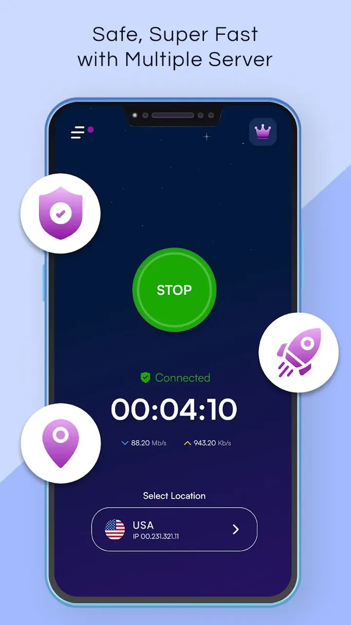 VPN Pronto : Fast & Secure VPN screenshot 2