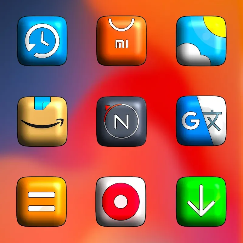 MIUl 3D - Icon Pack screenshot 6