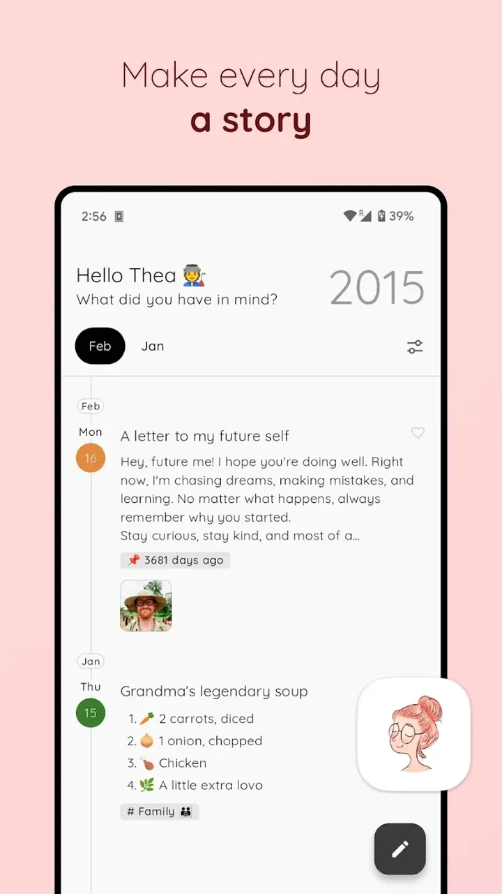 StoryPad screenshot 2