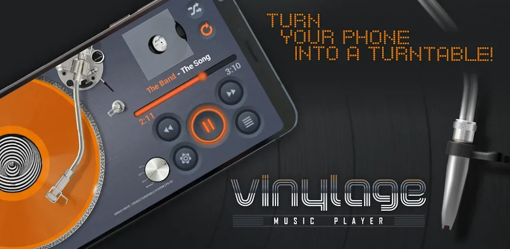 Vinylage Audio Player interface preview