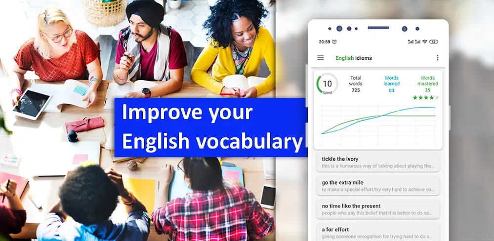 English Idioms & Slang Phrases screenshot 1
