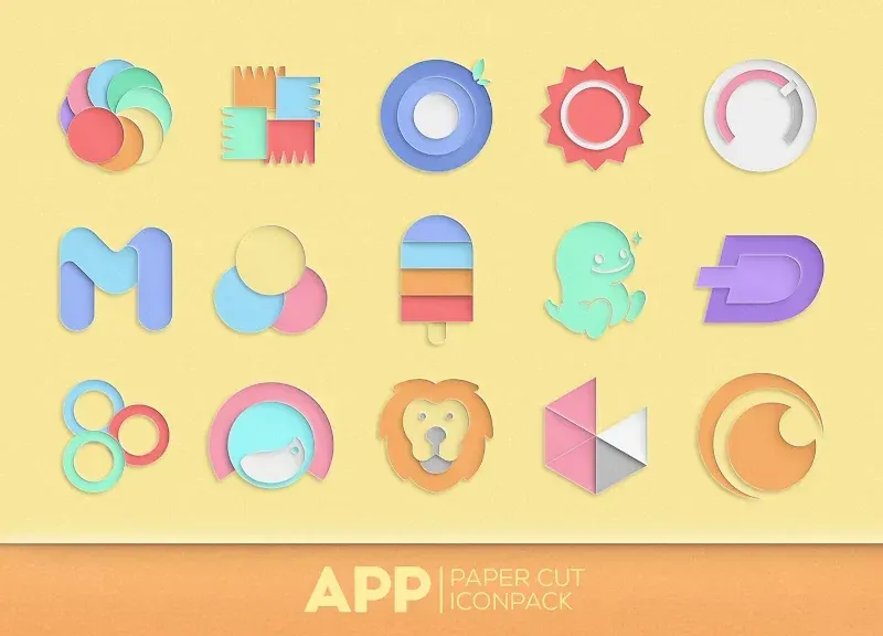 PaperCut Iconpack screenshot 5