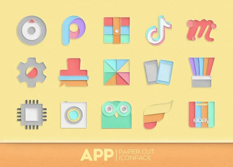 PaperCut Iconpack screenshot 6