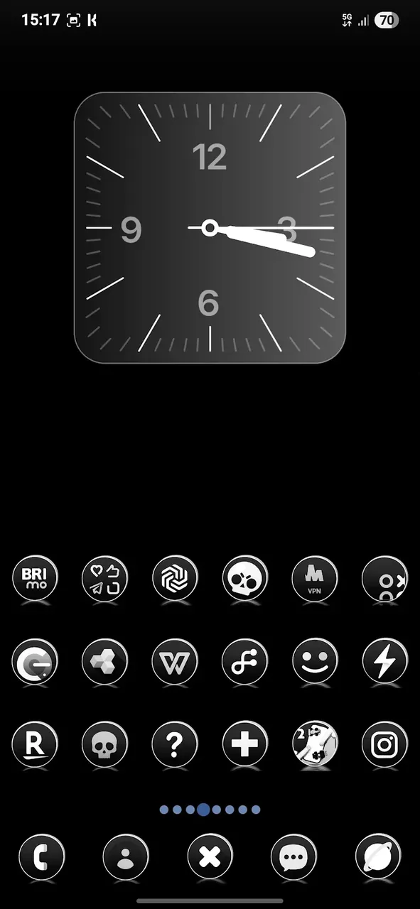 Dark Rounds icon pack screenshot 6