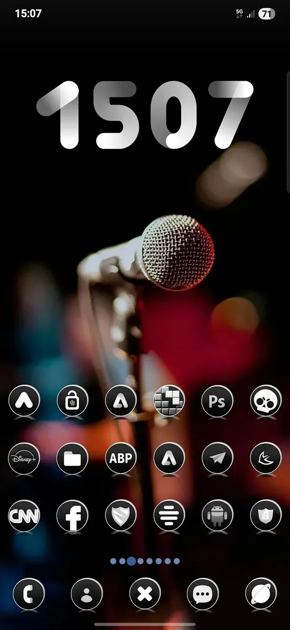 Dark Rounds icon pack screenshot 5