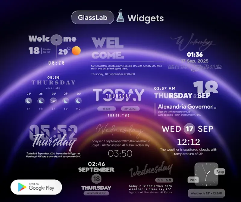 GlassLab Widgets screenshot 3