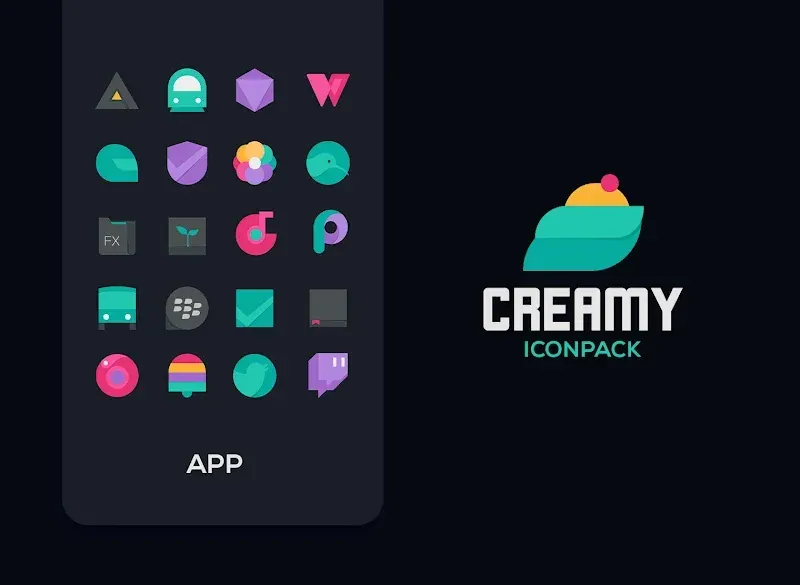 Creamy Icon pack screenshot 6