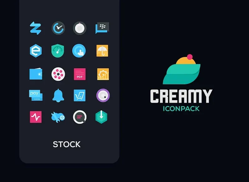 Creamy Icon pack screenshot 5