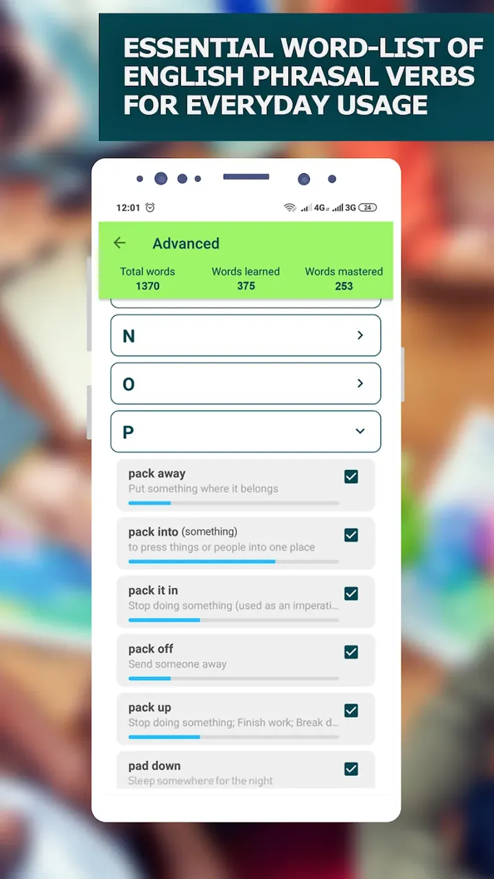 English Phrasal Verbs screenshot 4