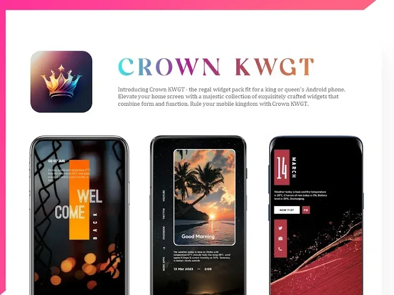 Crown KWGT screenshot 2