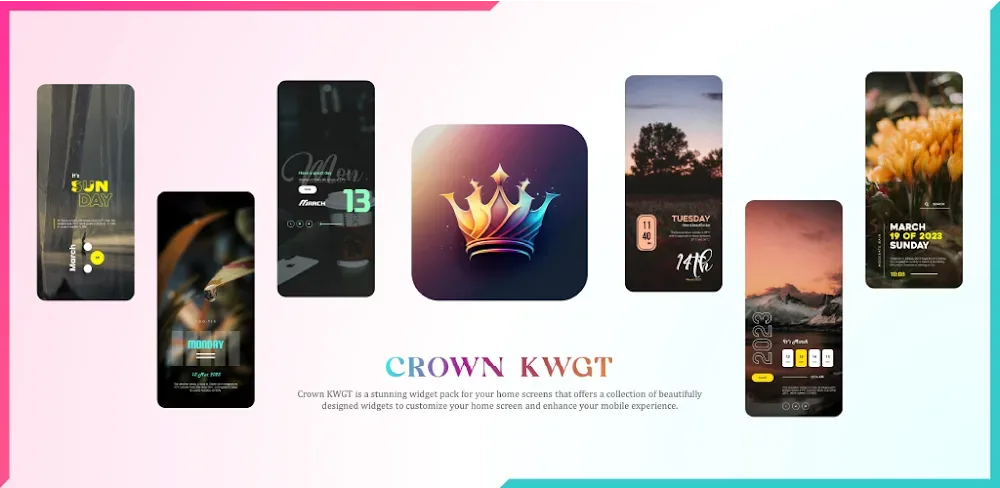 Crown KWGT screenshot 1