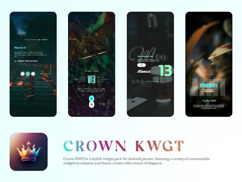 Crown KWGT screenshot 3