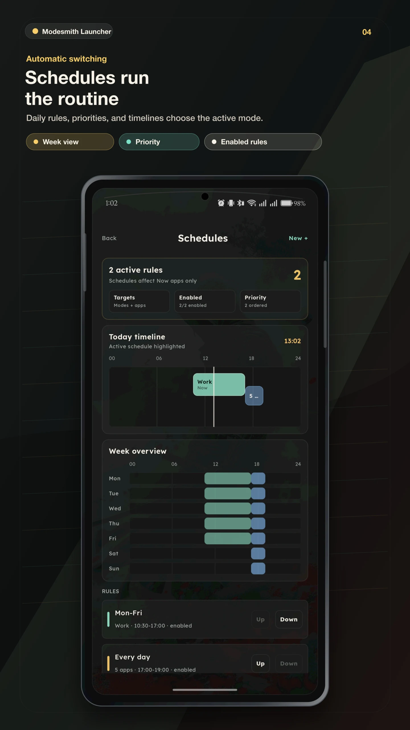 Modesmith Minimal Launcher screenshot 3