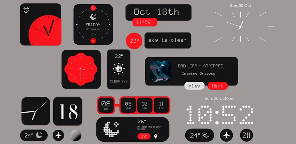 NoThink Widgets for KWGT screenshot 1