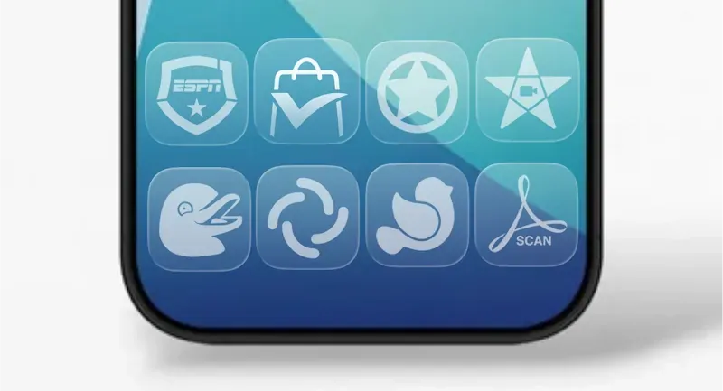iOS Liquid Glass - Icon Pack screenshot 3