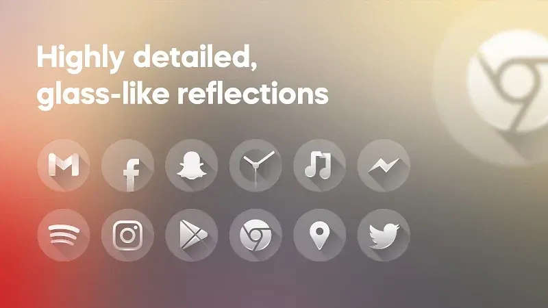 Glass UI Icon Pack preview image 4