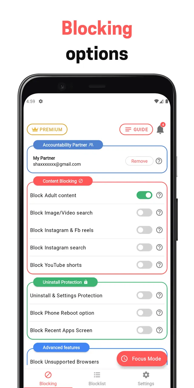 BlockerHero screenshot 2