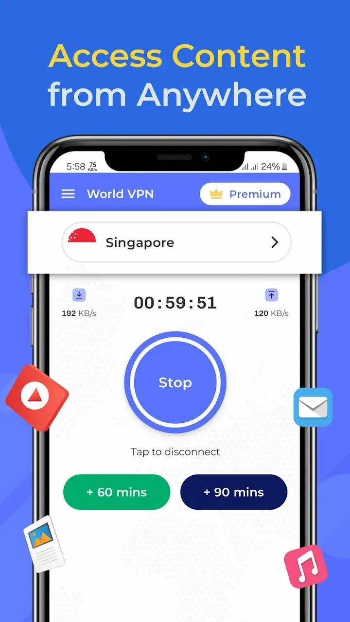 World VPN - Global Fast Secure screenshot 3