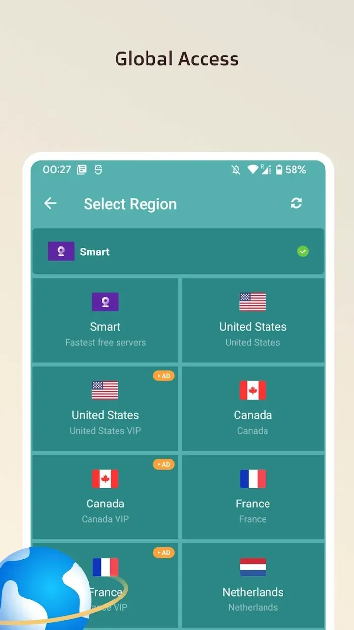 VPN HBird - Fast Secure VPN screenshot 3
