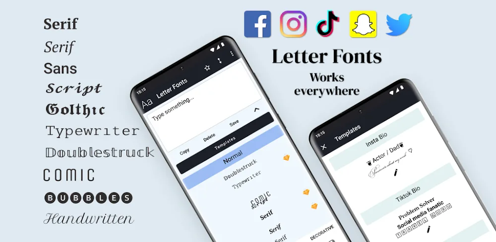 Letter Fonts screenshot 1