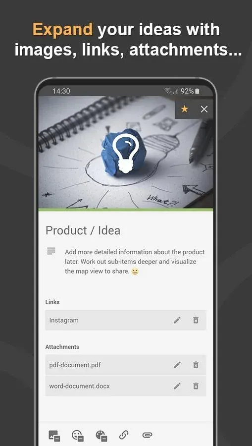 Mindz - Mind Map & Lists Pro screenshot 4