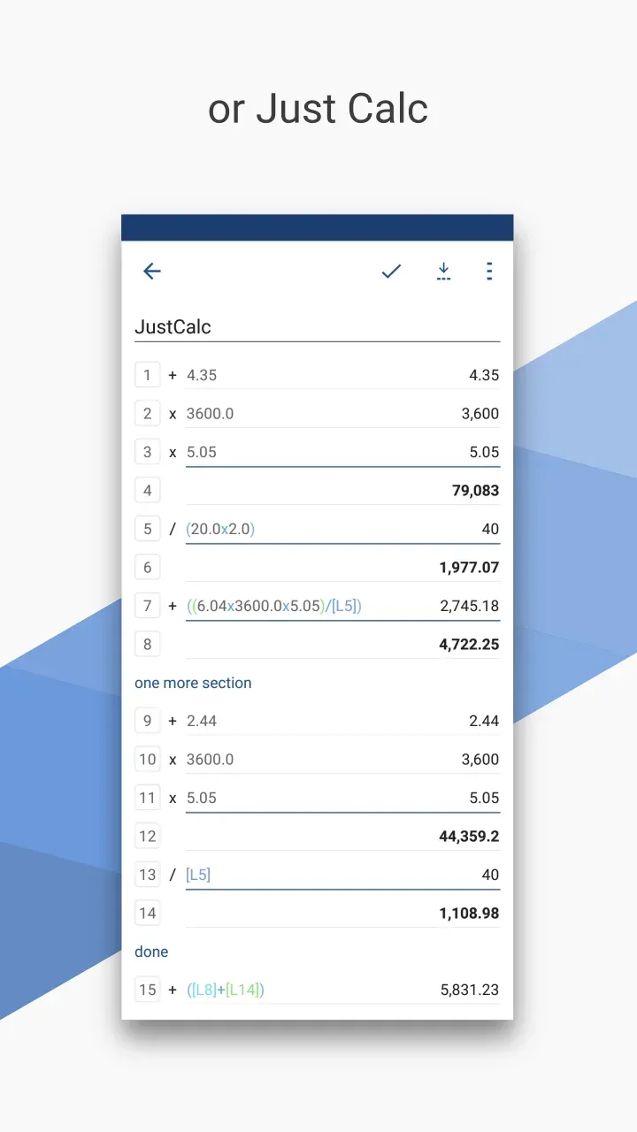 CalcList - Calculate Your List screenshot 4