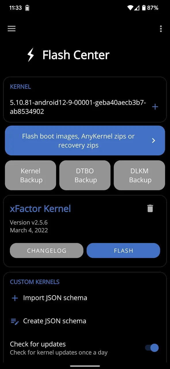 EX Kernel Manager screenshot 4